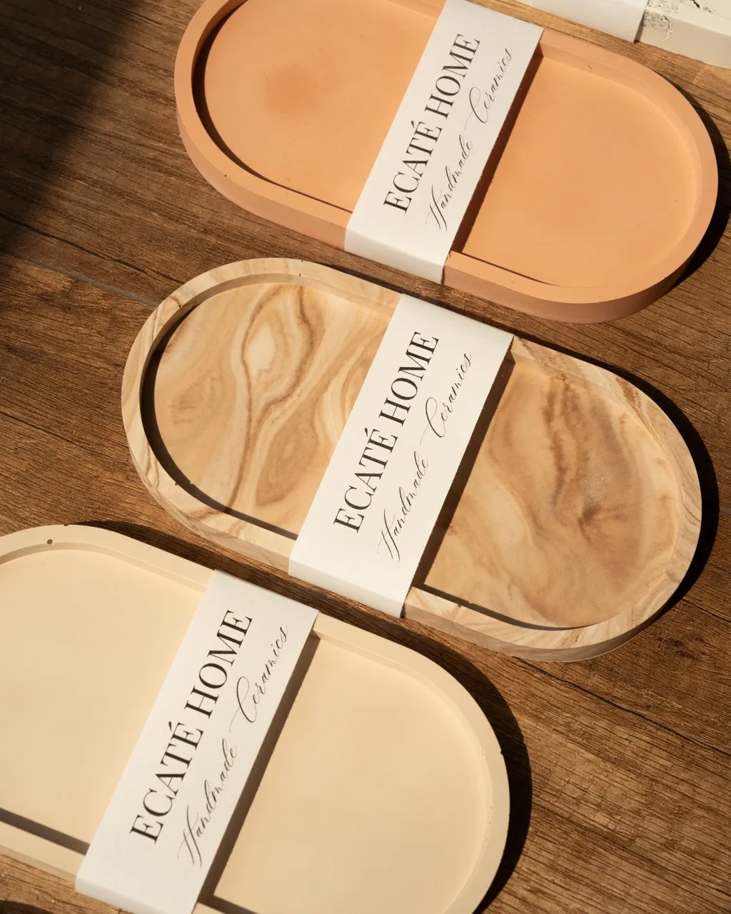 Tavă decorativă din praf ceramic — miniatură 8