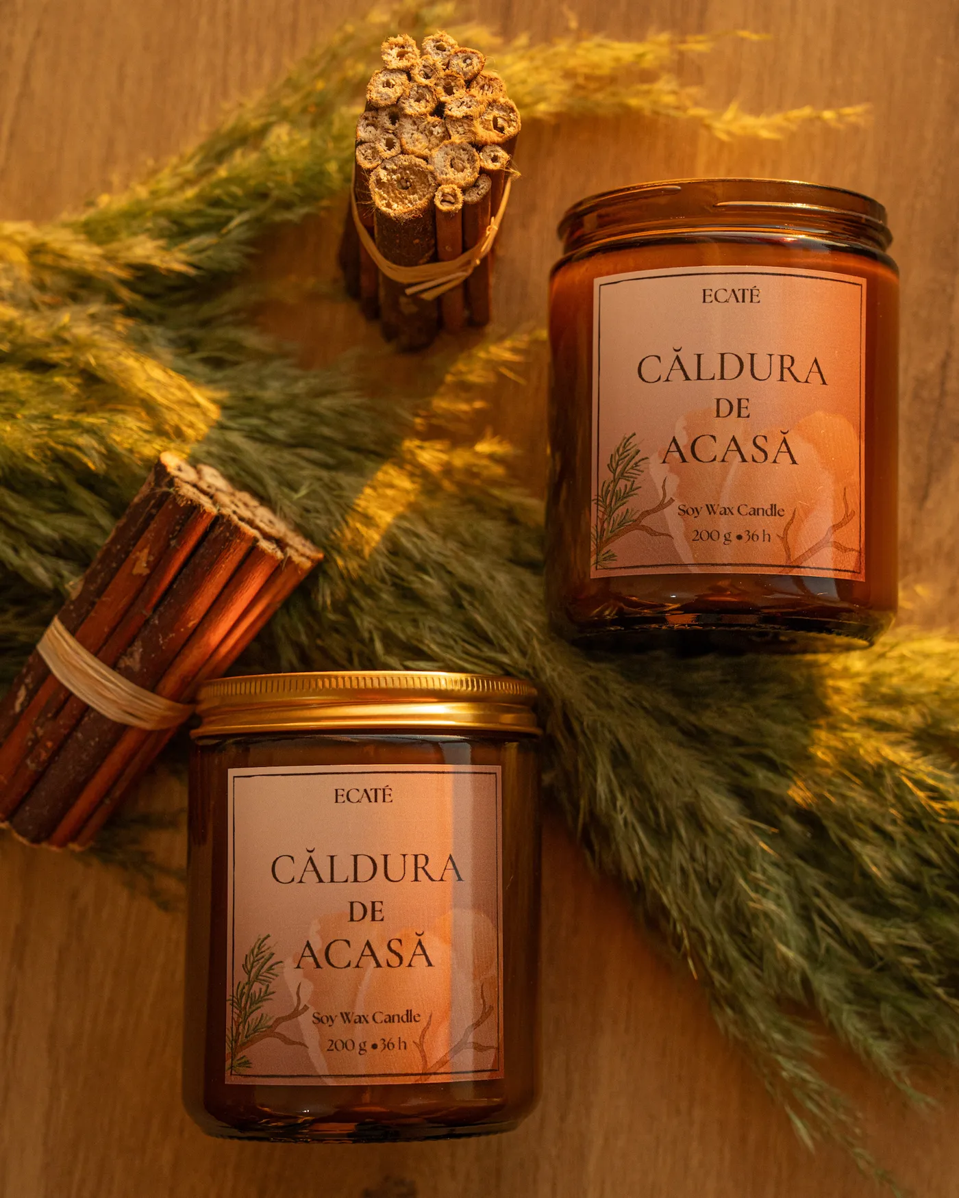 Lumânare parfumată CĂLDURA DE ACASĂ — miniatură 2